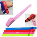 Whistle slap bracelet